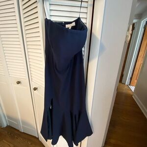 Dress the Population Strapless Navy Dress